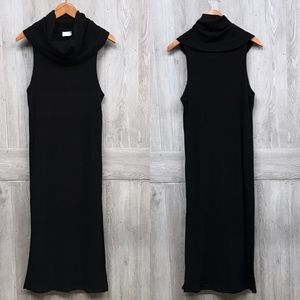 Black Turtle Neck Sweater Dress BB266